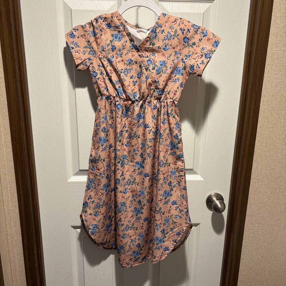 Glorya Charming Floral Kids Dress NWT